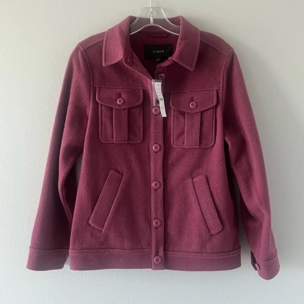 J. Crew Red Wool Jacket New With Tags